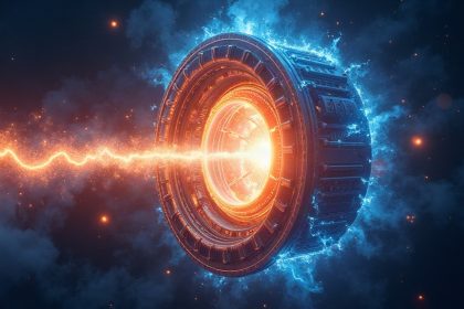 Ilustración de un reactor de fusión nuclear