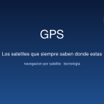 Ilustración del sistema GPS con satélites sobre la Tierra