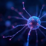 Ilustración de una red neuronal artificial aprendiendo