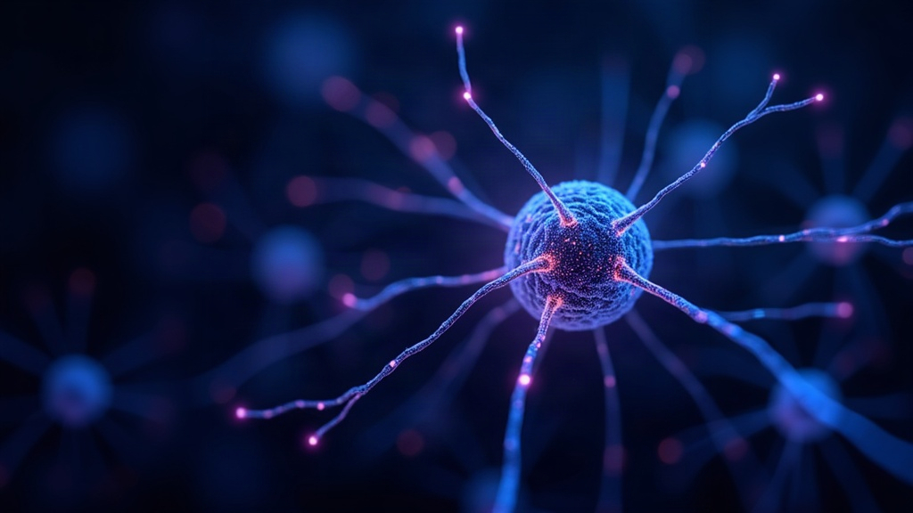 Ilustración de una red neuronal artificial aprendiendo