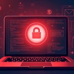 Ilustración de un ataque ransomware que cifra archivos en un ordenador