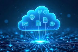 Ilustración de la computación en la nube